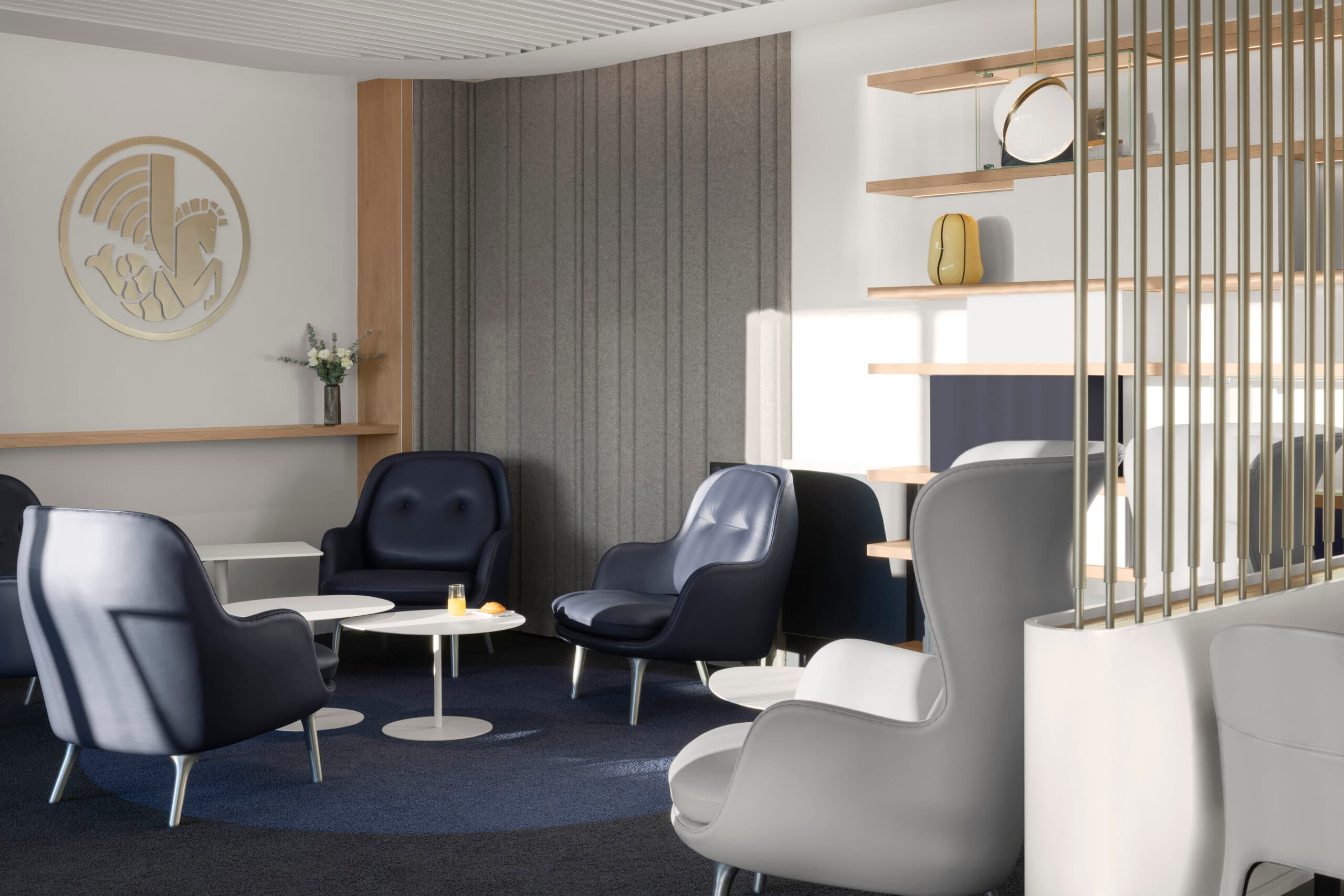 Air France dévoile son salon rénové au Hall K du Terminal 2E (CDG)