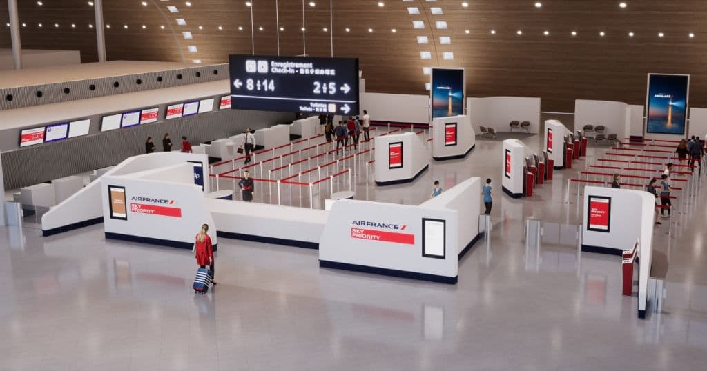 Nouvelle zone d’enregistrement SkyPriority à CDG par Air France