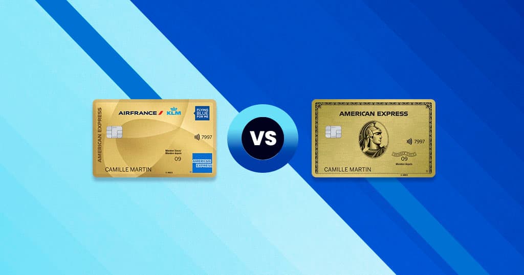 Comparatif : Carte Air France KLM Gold vs Carte Gold American Express