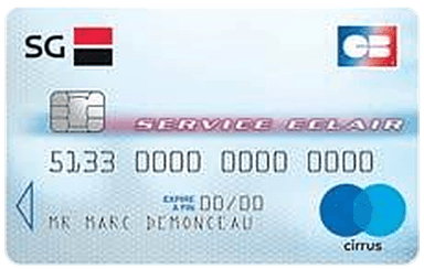 Carte SG Service Éclair Cirrus