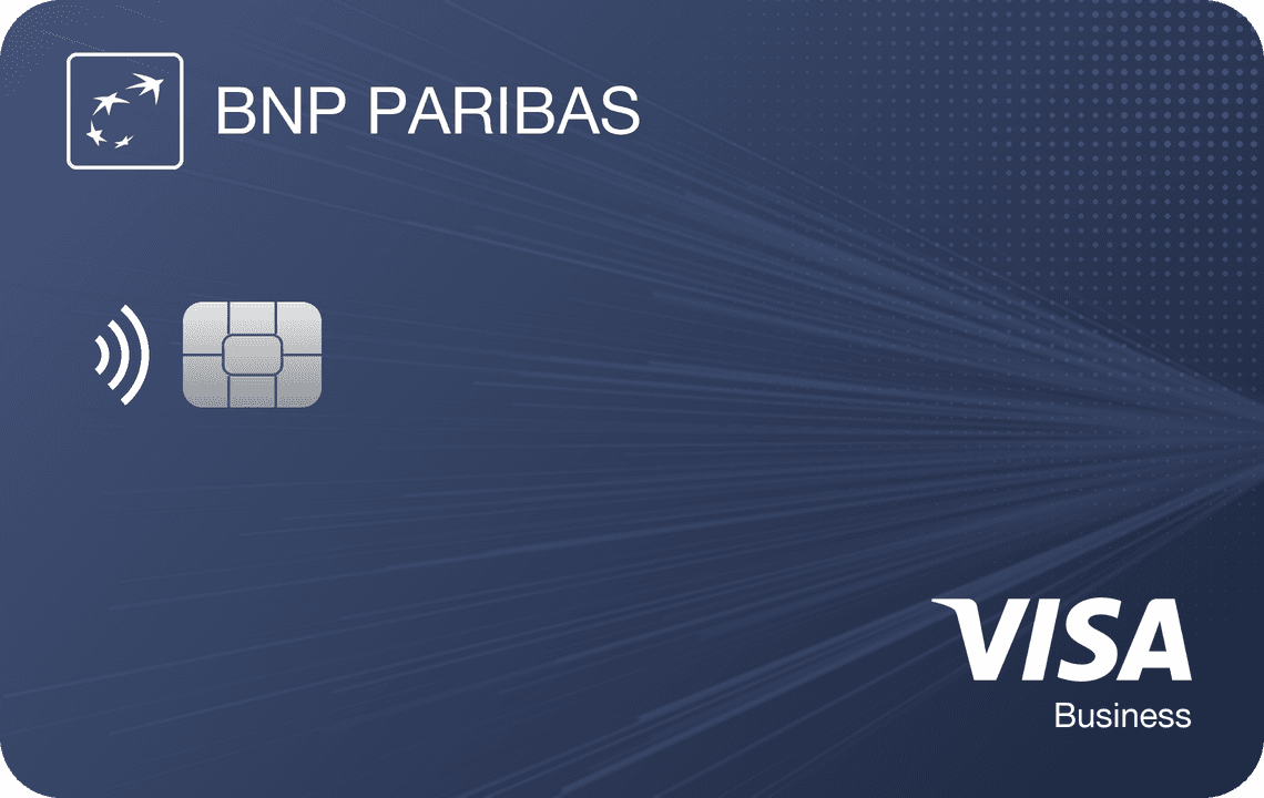 Carte Visa Business bleu nuit de BNP Paribas