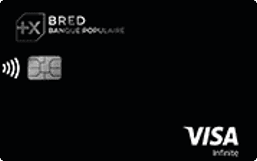 Carte Visa Infinite noire de la BRED Banque Populaire