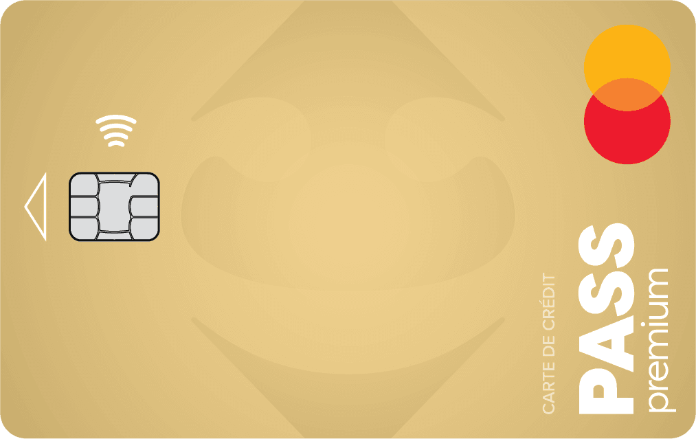Carte PASS Premium Mastercard dorée de Carrefour Banque