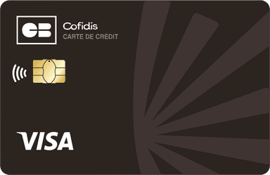 Carte de crédit Cofidis CB Visa noire