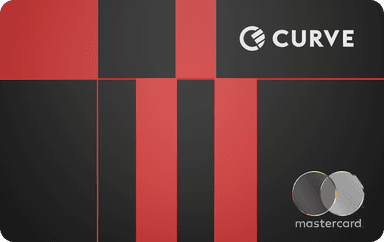 Carte Mastercard Curve Pay Pro noire et rouge