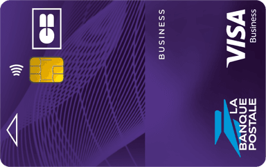 Carte Visa Business La Banque Postale violette