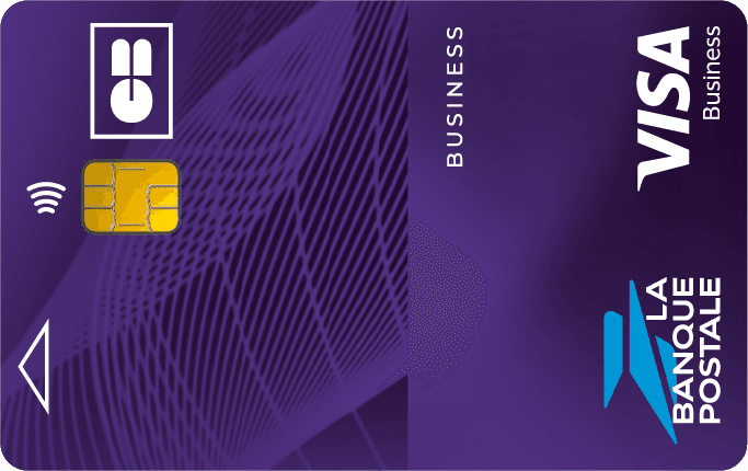 Carte Visa Business La Banque Postale violette