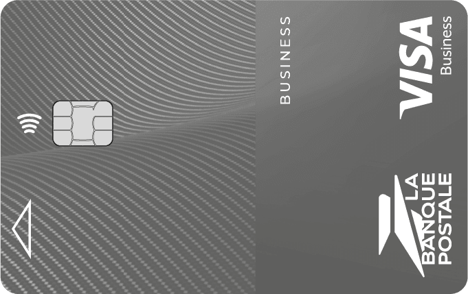 Carte Visa Platinum Business La Banque Postale grise