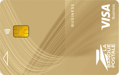 Carte Visa Gold Business La Banque Postale dorée