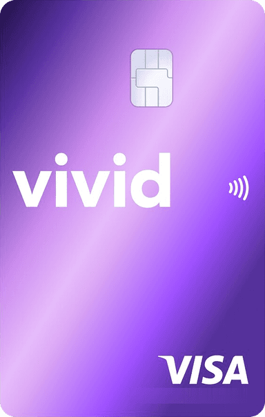 Carte Visa Vivid violette