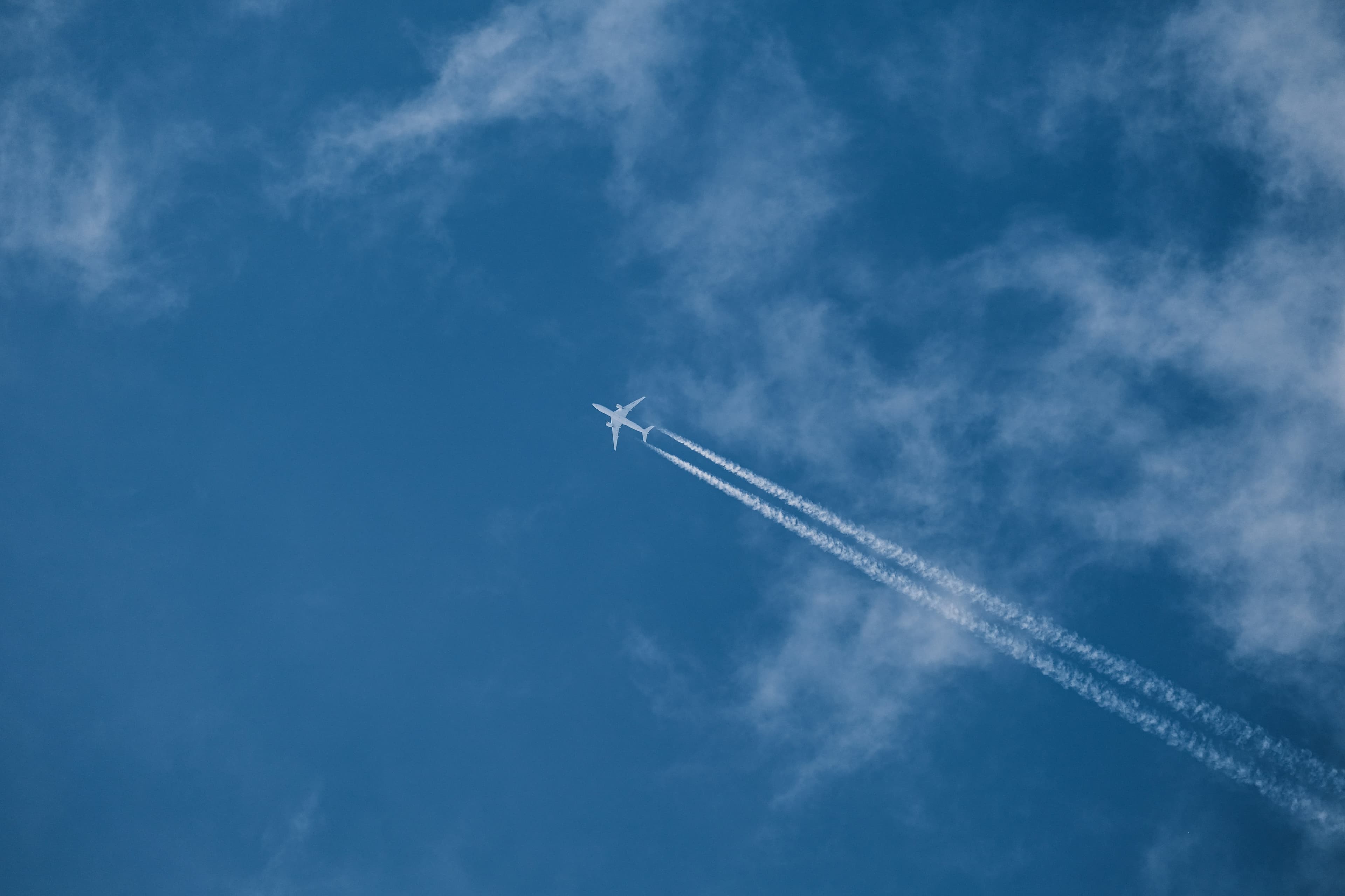 Air France trainées dans le ciel