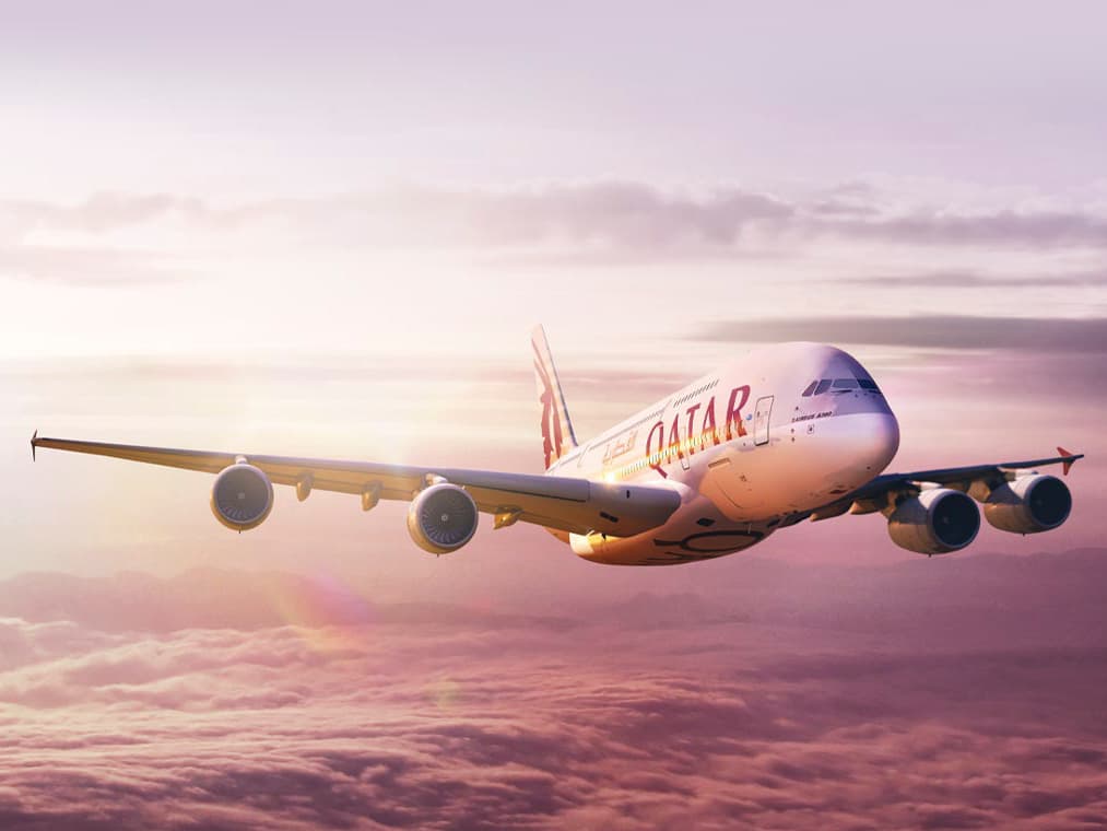 Airbus A380 aux couleurs de Qatar Airways