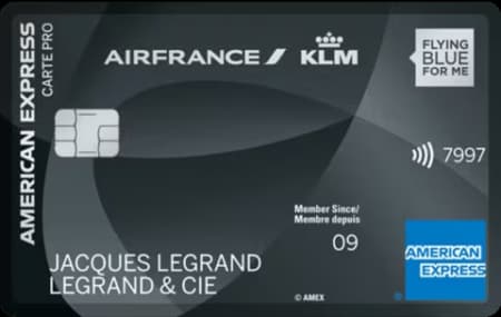 Carte PRO AIR FRANCE KLM - AMERICAN EXPRESS PLATINUM