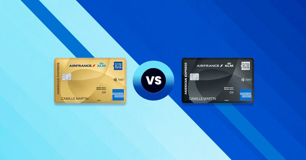 Comparatif : Carte Air France KLM Gold vs Carte Air France KLM Platinum American Express