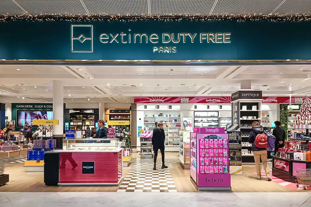 Extime Duty Free Paris : 20 € de réduction dès 160 € d’achat