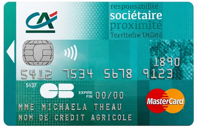 Carte CA MCAS Mastercard