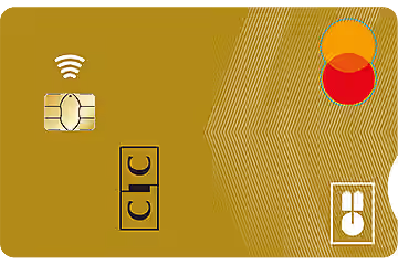 Carte CIC CB Mastercard Gold