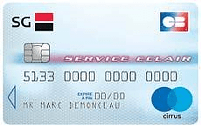 Carte SG Service Éclair Cirrus