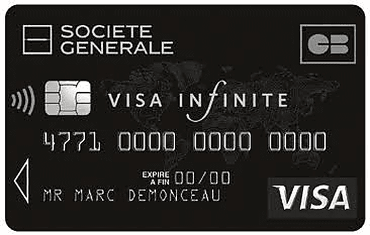 Carte SG CB Visa Infinite