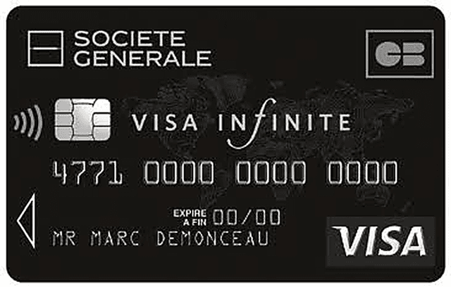 Carte SG CB Visa Infinite