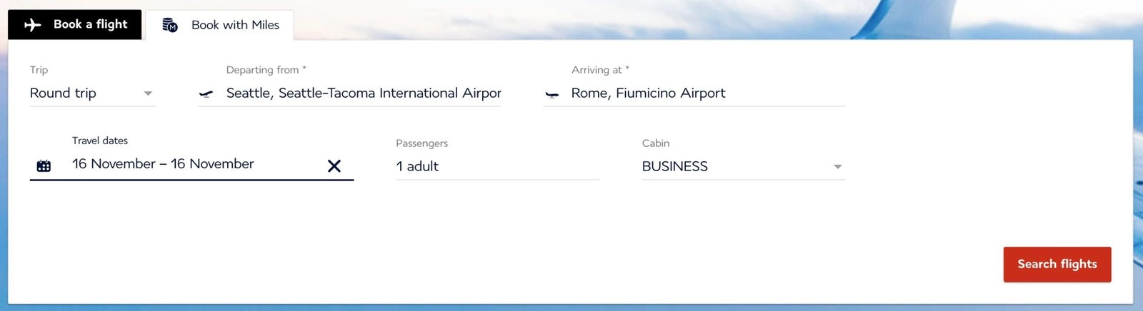 Calendrier Air France des billets Prime Promo