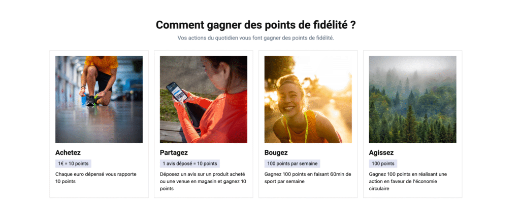 Programme de fidélité Decathlon