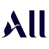 Logo du programme de fidélité ALL Accor Live Limitless sur fond bleu foncé.
