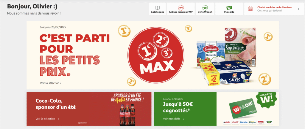 Programme de fidélité Auchan