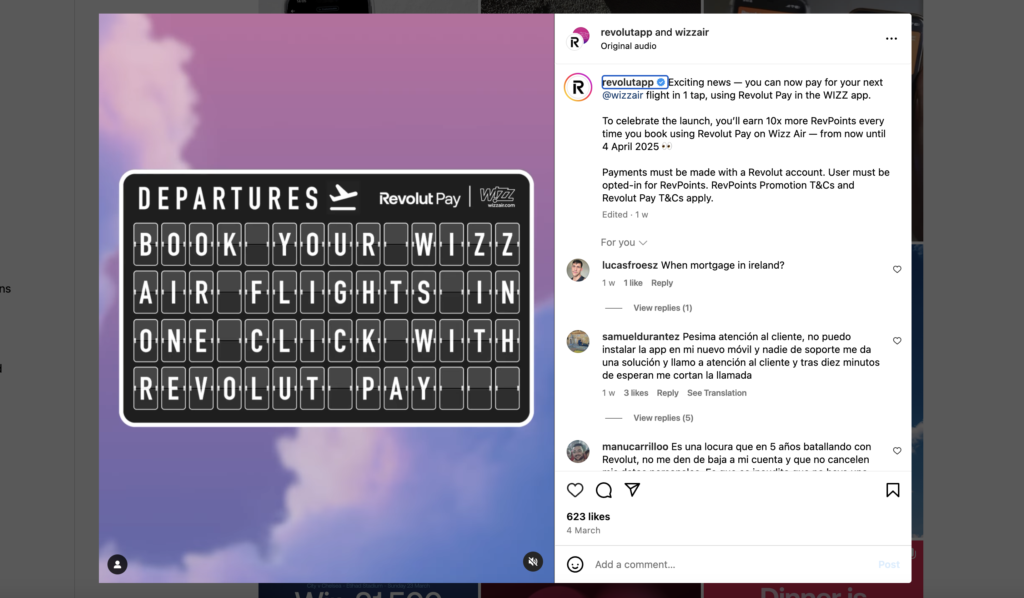 Revolut annonce partenariat avec Wizzair