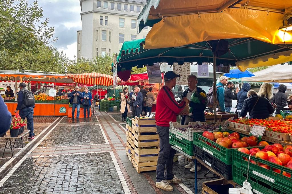 Marché Konstablewache Francfort