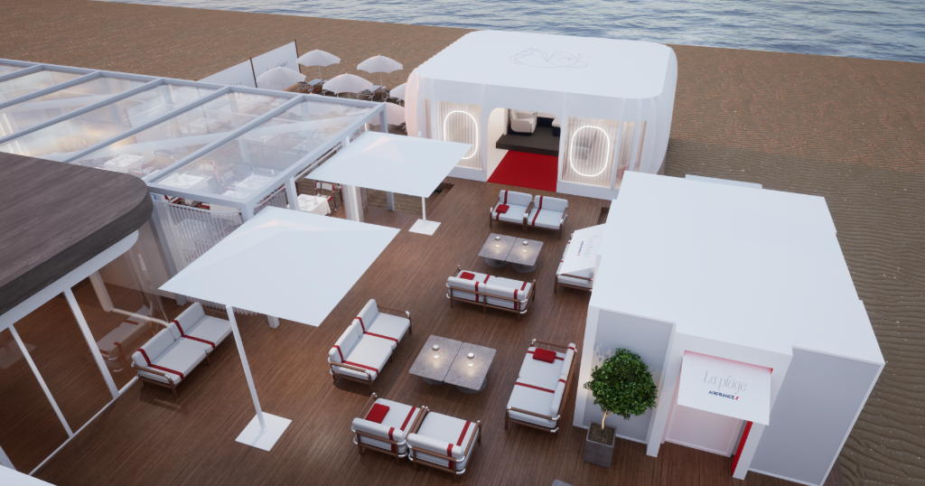 La plage Air France