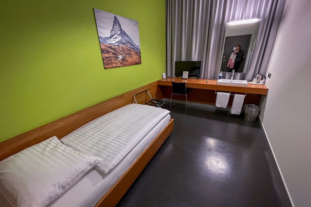 Chambre Transit Hotel, aéroport de Zurich