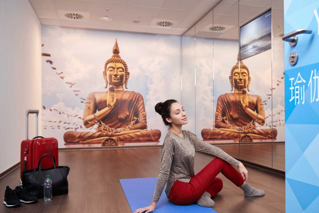 Salle de yoga - Aéroport de Francfort