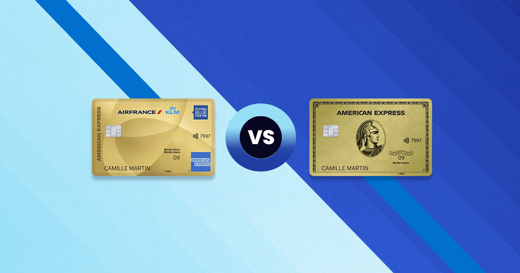 Comparatif Carte AIR FRANCE KLM – AMERICAN EXPRESS GOLD vs Carte Gold American Express
