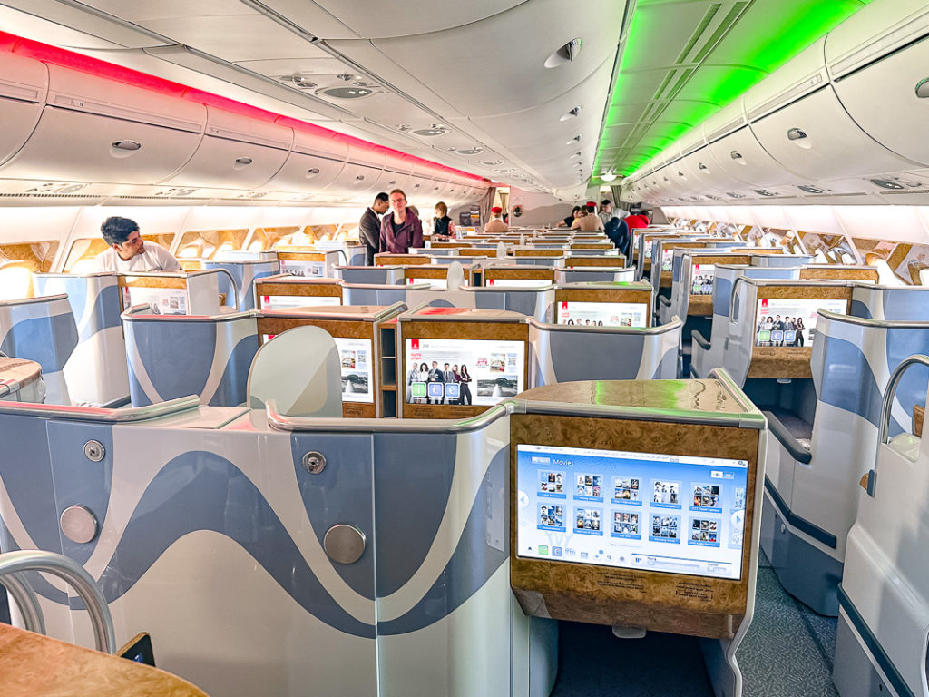 Cabine Classe Affaires Emirates A380