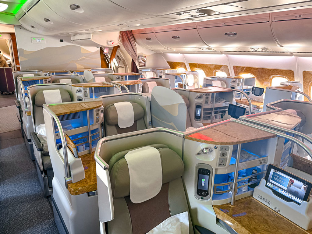Cabine Classe Affaires Emirates A380