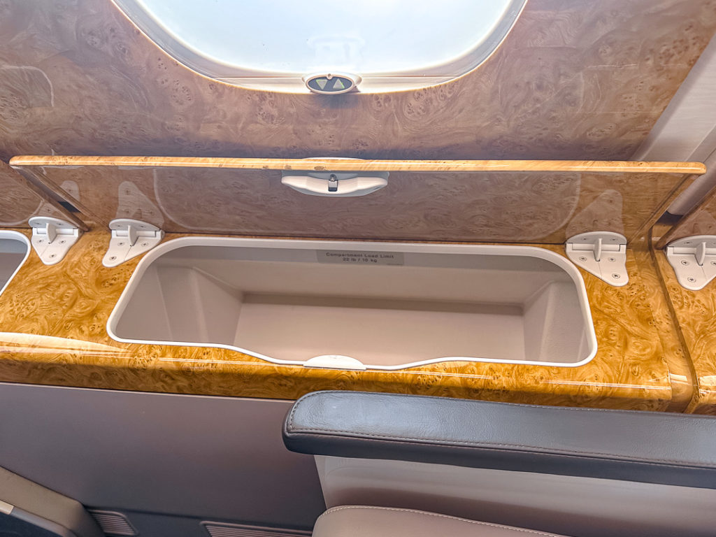Rangement Classe Affaires Emirates A380