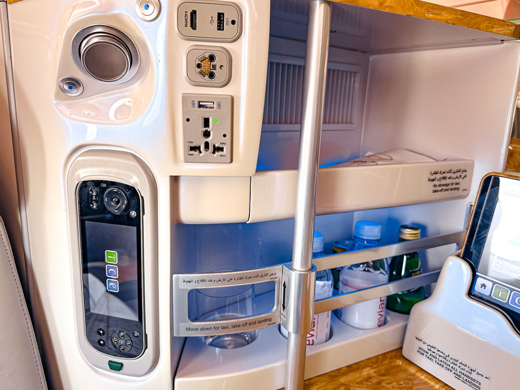 Mini Bar Classe Affaires Emirates A380