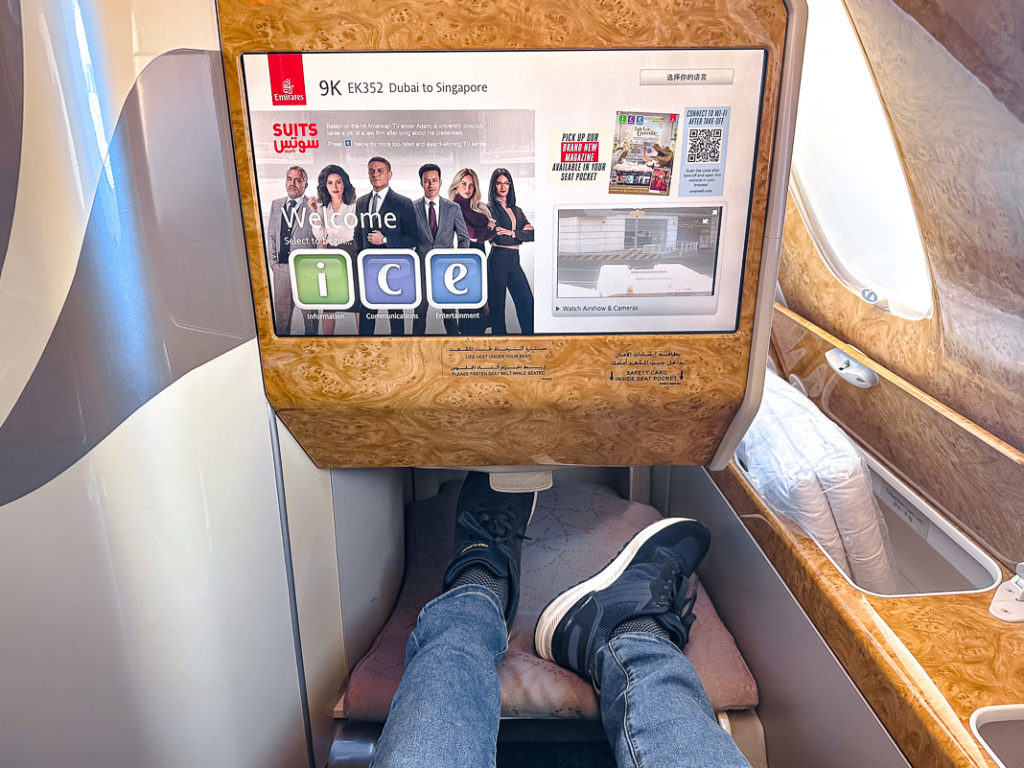 Cabine Classe Affaires Emirates A380