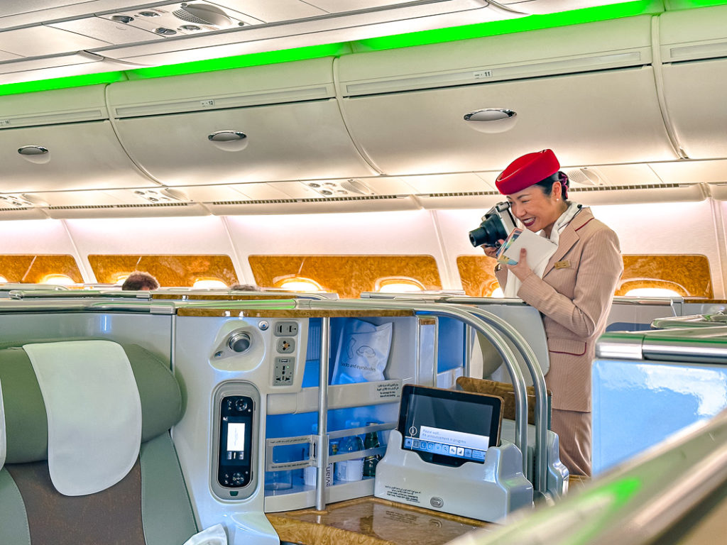 Membre d'équipage Emirates A380