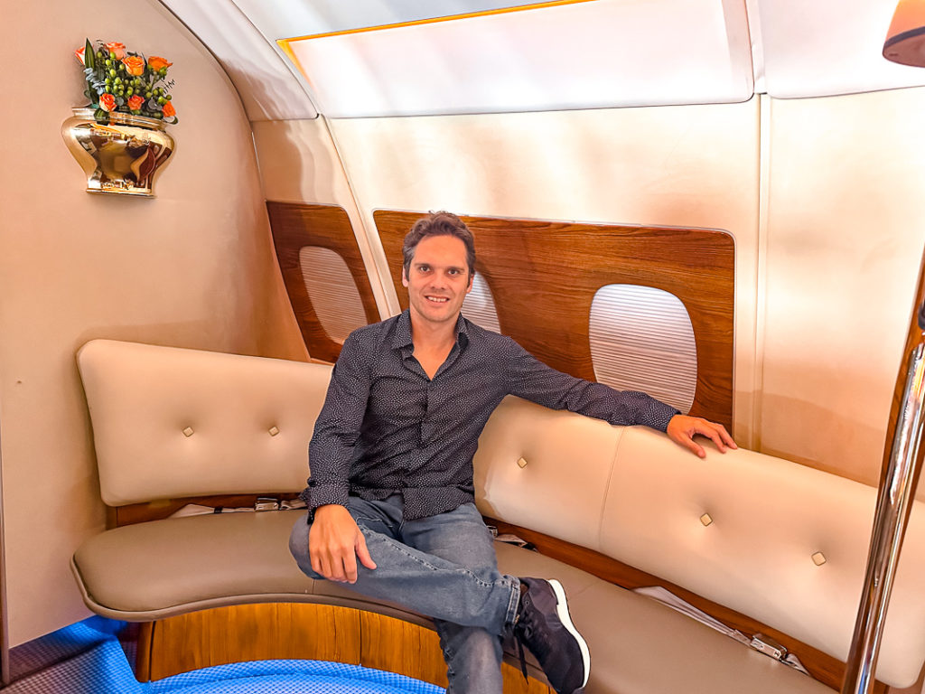 Bar Emirates A380 Classe Affaires