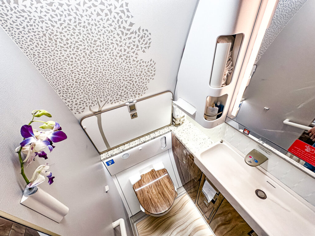 Toilette Classe Affaires Boeing 777 Emirates