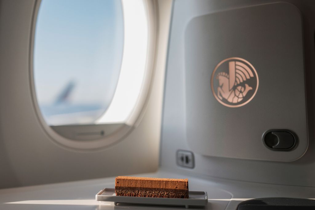 Menu Air France en cabine Business