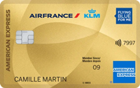 Carte AIR FRANCE KLM – AMERICAN EXPRESS GOLD