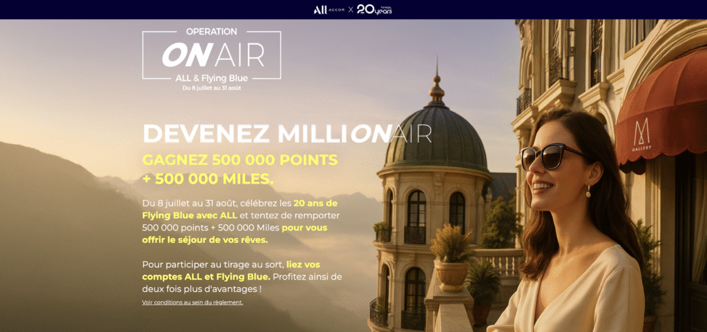 Concours Flying Blue & ALL Accor