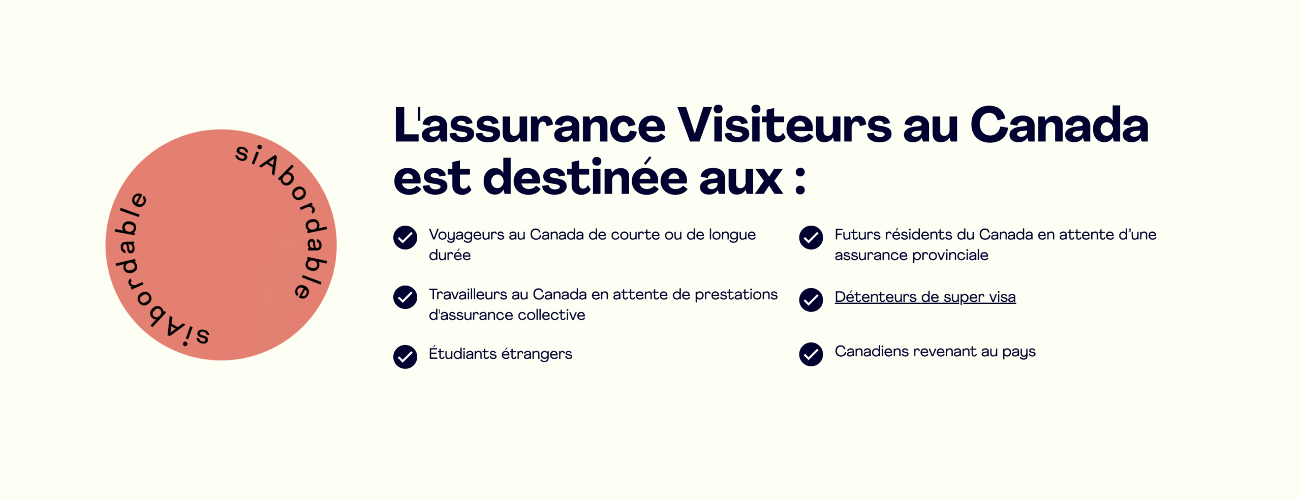 Assurance Visiteurs Canada - soNomad