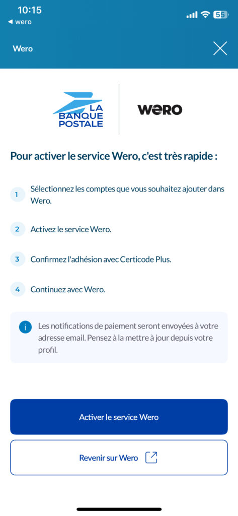 Comment utiliser Wero avec la Banque Postale