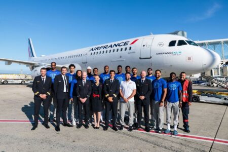 Air France partenariat avec l'équipe de France de Basket-Ball (FFBB)