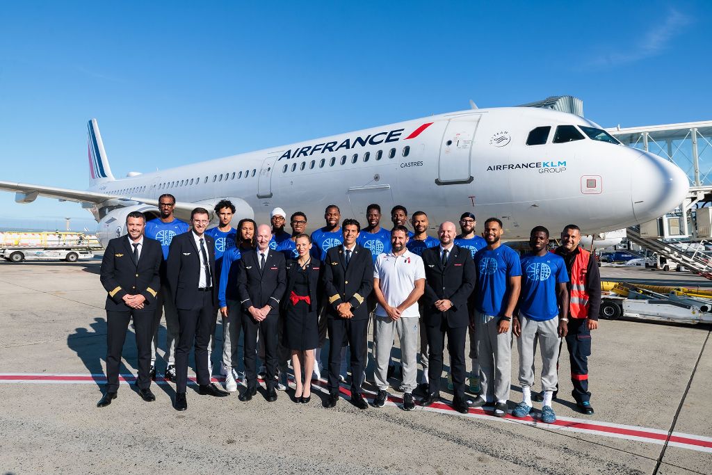 Air France partenariat avec l'équipe de France de Basket-Ball (FFBB)