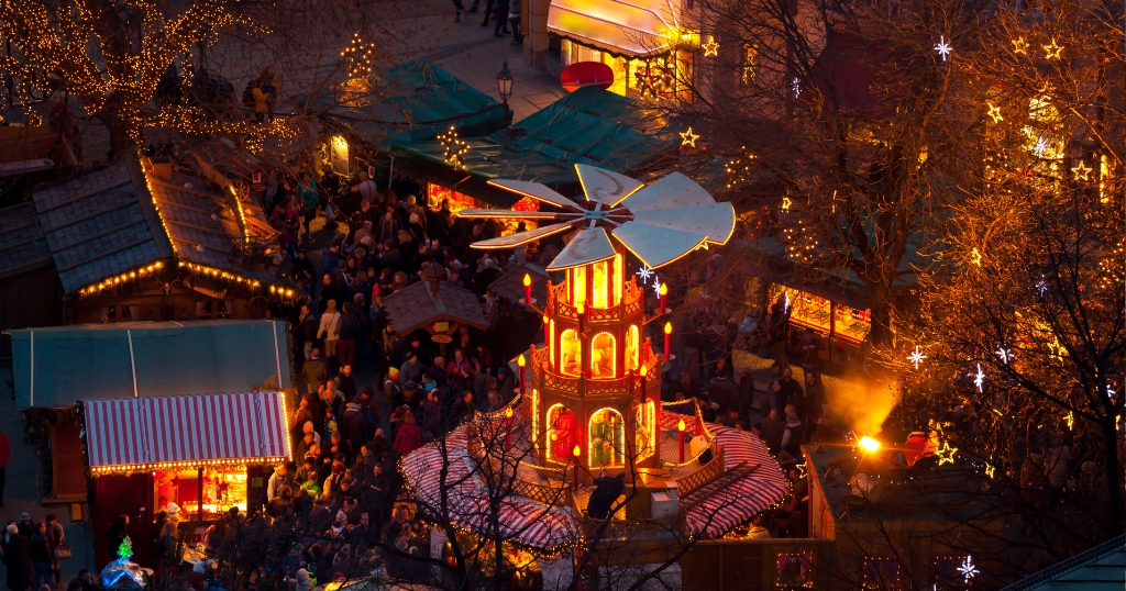 Marché de Noël à Munich, en Europe